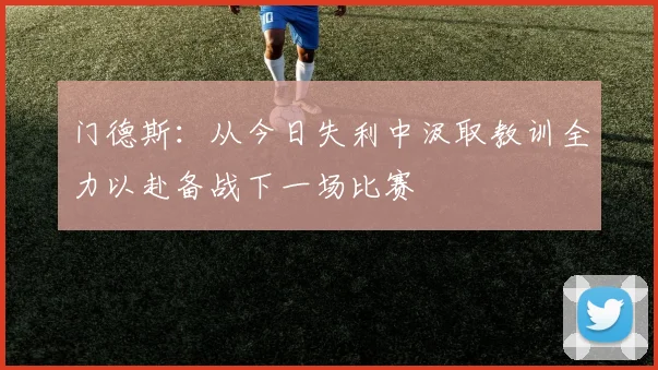 门德斯：从今日失利中汲取教训全力以赴备战下一场比赛
